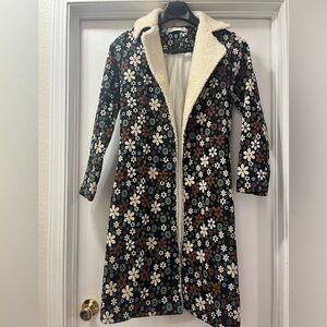 Altar'd State Floral Jacket with Cream Lining